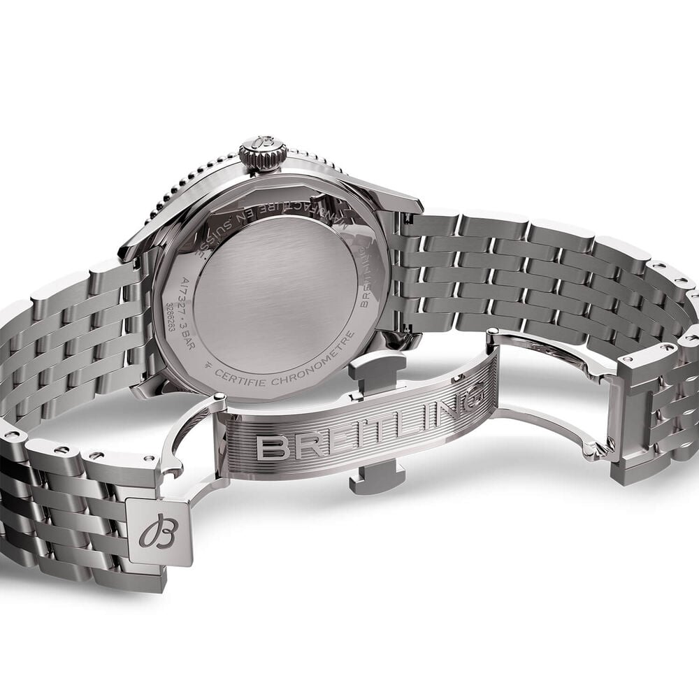 Breitling Navitimer Automatic 36mm Mother of Pearl Dial Steel Bracelet Watch image number 4