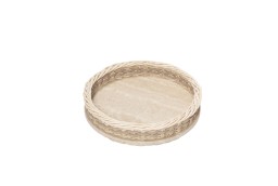 Pigment France, Orsay travertine trays, Round tray, mini