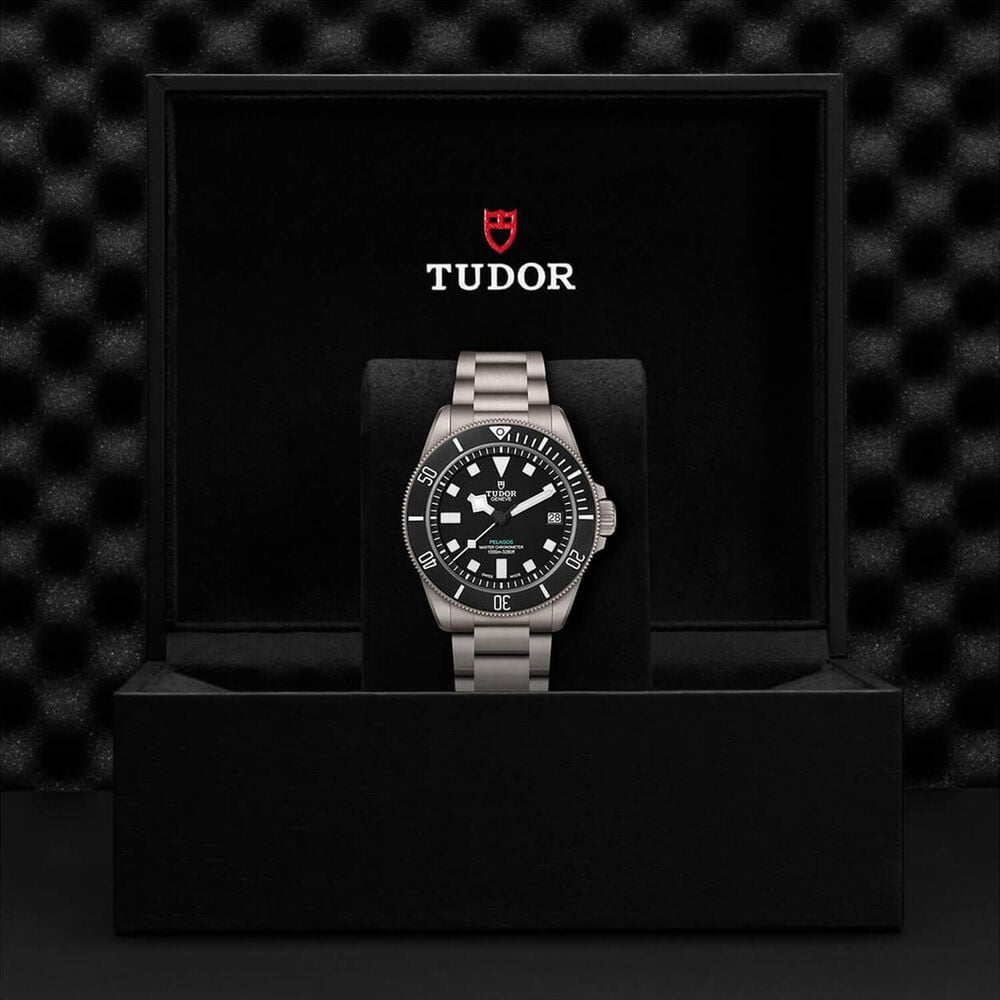 TUDOR Pelagos Ultra 43mm Black Dial Titanium Bracelet Watch image number 4