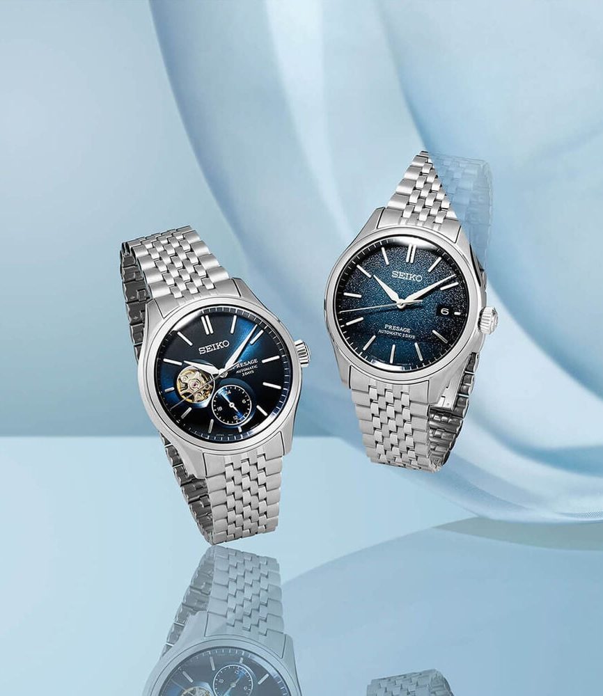 Seiko Presage Classic 'Ai-iro' Japan Blue 40mm Dial Steel Bracelet Watch image number 7